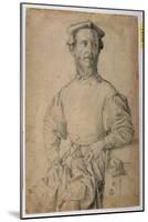 Portrait of Jacopo Pontormo-Agnolo Bronzino-Mounted Giclee Print