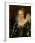 Portrait of Jacqueline Van Caestre, Wife of Jean-Charles De Cordes (Oil on Wood)-Peter Paul Rubens-Framed Giclee Print