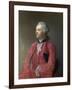 Portrait of Jacques Cazotte (1719-92) C.1760-65 (Oil on Canvas)-Jean-Baptiste Perronneau-Framed Giclee Print