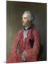 Portrait of Jacques Cazotte (1719-92) C.1760-65 (Oil on Canvas)-Jean-Baptiste Perronneau-Mounted Giclee Print