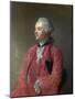 Portrait of Jacques Cazotte (1719-92) C.1760-65 (Oil on Canvas)-Jean-Baptiste Perronneau-Mounted Giclee Print