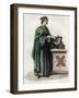 Portrait of Jacques Coeur (1395-1456), French merchant-French School-Framed Giclee Print