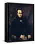 Portrait of Jacques Fromental Elie Levy, known as Halevy-null-Framed Stretched Canvas