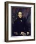 Portrait of Jacques Fromental Levy Dit Halevy, by Francois Gabriel Lepaulle-null-Framed Giclee Print