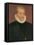 Portrait of Jacques Hurault, Sire of Vibraye-French School-Framed Stretched Canvas