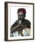 Portrait of Jacques of Molay (Molai) (1243-1314), Grand Master of the Knights Templar-French School-Framed Giclee Print