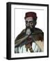 Portrait of Jacques of Molay (Molai) (1243-1314), Grand Master of the Knights Templar-French School-Framed Giclee Print