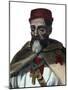 Portrait of Jacques of Molay (Molai) (1243-1314), Grand Master of the Knights Templar-French School-Mounted Giclee Print
