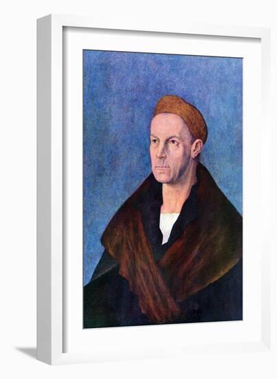 Portrait of Jakob Fugger-Albrecht Dürer-Framed Art Print