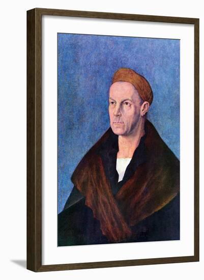 Portrait of Jakob Fugger-Albrecht Dürer-Framed Art Print