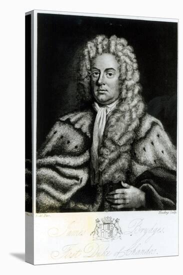Portrait of James Brydges, First Duke of Chandos-Michael Dahl-Stretched Canvas
