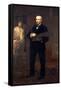 Portrait of James Carroll Beckwith, 1904-Thomas Cowperthwait Eakins-Framed Stretched Canvas