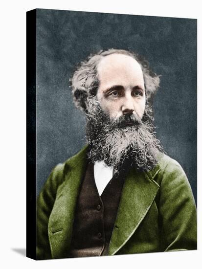 Portrait of James Clerk Maxwell (1831-1879), Scottish physicist-English Photographer-Stretched Canvas