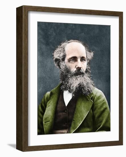 Portrait of James Clerk Maxwell (1831-1879), Scottish physicist-English Photographer-Framed Giclee Print