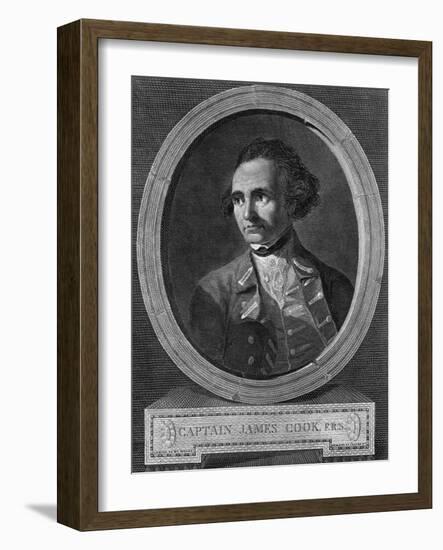 Portrait of James Cook-null-Framed Giclee Print