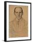 Portrait of James Craig Annan (1864-1946), Photographer, 1902 (W/C and Chalk)-William Strang-Framed Giclee Print