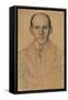 Portrait of James Craig Annan (1864-1946), Photographer, 1902 (W/C and Chalk)-William Strang-Framed Stretched Canvas