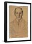 Portrait of James Craig Annan (1864-1946), Photographer, 1902 (W/C and Chalk)-William Strang-Framed Giclee Print