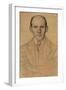 Portrait of James Craig Annan (1864-1946), Photographer, 1902 (W/C and Chalk)-William Strang-Framed Giclee Print