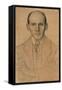 Portrait of James Craig Annan (1864-1946), Photographer, 1902 (W/C and Chalk)-William Strang-Framed Stretched Canvas