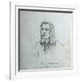 Portrait of James Delaware - a Delaware Indian-Gustav Sohon-Framed Giclee Print