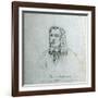 Portrait of James Delaware - a Delaware Indian-Gustav Sohon-Framed Giclee Print