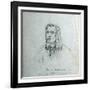 Portrait of James Delaware - a Delaware Indian-Gustav Sohon-Framed Giclee Print