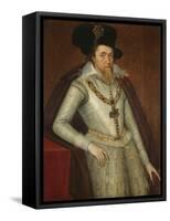 Portrait of James I of England-John De Critz The Elder-Framed Stretched Canvas