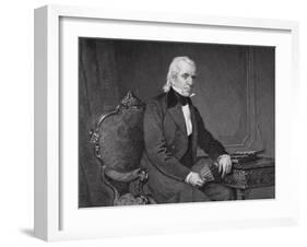 Portrait of James Knox Polk (1795-1849) (Detail)-Alonzo Chappel-Framed Giclee Print