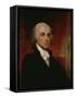 Portrait of James Madison (1751-1836)-George Peter Alexander Healy-Framed Stretched Canvas