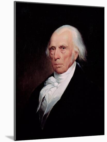 Portrait of James Madison, 1833-Asher Brown Durand-Mounted Giclee Print