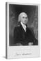 Portrait of James Madison, Engraved by William A. Wilmer-Gilbert Stuart-Stretched Canvas