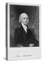 Portrait of James Madison, Engraved by William A. Wilmer-Gilbert Stuart-Stretched Canvas