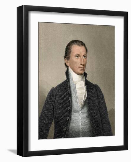 Portrait of James Monroe-null-Framed Giclee Print