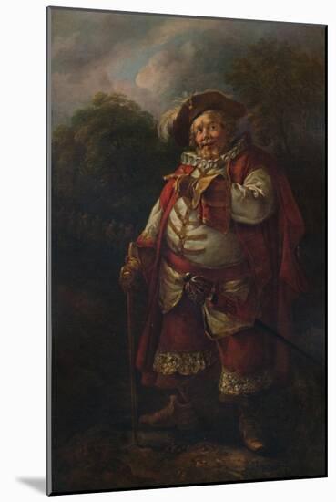 'Portrait of James Quin as Falstaff', 18th century, (1935)-Thomas Gainsborough-Mounted Giclee Print