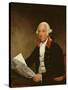 Portrait of James Rivington after a Painting by Gilbert Stuart (1755-1828), 1806-Ezra Ames-Stretched Canvas