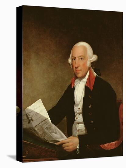 Portrait of James Rivington after a Painting by Gilbert Stuart (1755-1828), 1806-Ezra Ames-Stretched Canvas