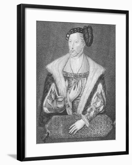 Portrait of James V, King of Scots-null-Framed Giclee Print
