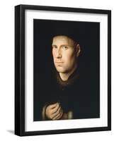 Portrait of Jan De Leeuw, 1390-1441-Jan van Huysum-Framed Premium Giclee Print