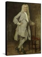 Portrait of Jan Lepeltak, Timber Merchant in Amsterdam-Cornelis Troost-Stretched Canvas