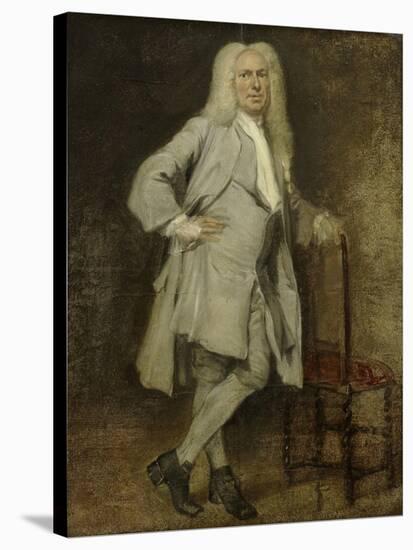 Portrait of Jan Lepeltak, Timber Merchant in Amsterdam-Cornelis Troost-Stretched Canvas