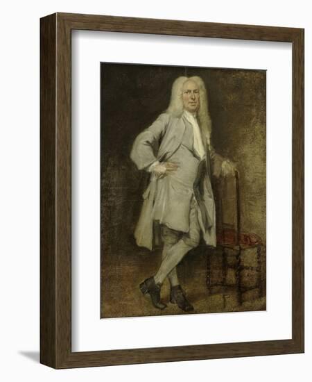 Portrait of Jan Lepeltak, Timber Merchant in Amsterdam-Cornelis Troost-Framed Art Print