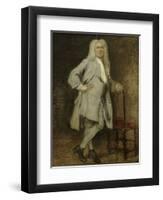 Portrait of Jan Lepeltak, Timber Merchant in Amsterdam-Cornelis Troost-Framed Art Print