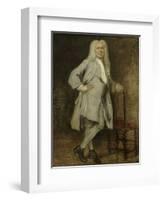 Portrait of Jan Lepeltak, Timber Merchant in Amsterdam-Cornelis Troost-Framed Art Print