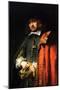 Portrait of Jan Six-Rembrandt van Rijn-Mounted Art Print