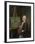 Portrait of Jan Ten Compe, Painter and Art Dealer in Amsterdam-Tibout Regters-Framed Art Print