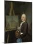 Portrait of Jan Ten Compe, Painter and Art Dealer in Amsterdam-Tibout Regters-Mounted Art Print