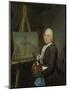 Portrait of Jan Ten Compe, Painter and Art Dealer in Amsterdam-Tibout Regters-Mounted Art Print