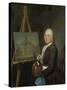 Portrait of Jan Ten Compe, Painter and Art Dealer in Amsterdam-Tibout Regters-Stretched Canvas