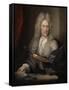 Portrait of Jan Van Huysum-Arnold Boonen-Framed Stretched Canvas